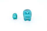 Soapstone Hippo Figurine,: Assorted Colors