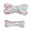 Eco Wool Dog Bones/Toys:  Tye-Dyed / Large
