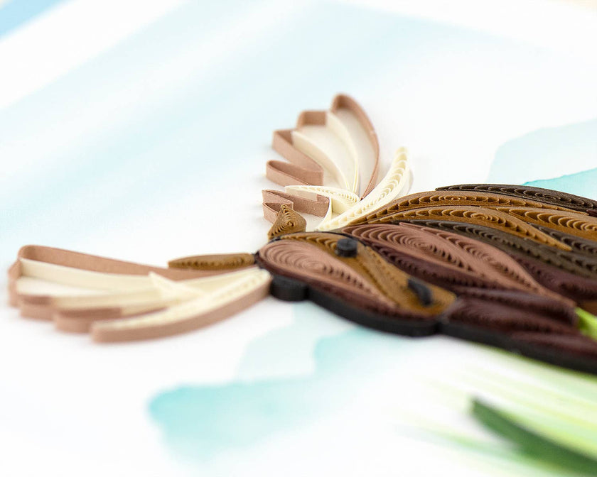 Moose Everyday Quilled Greeting Card