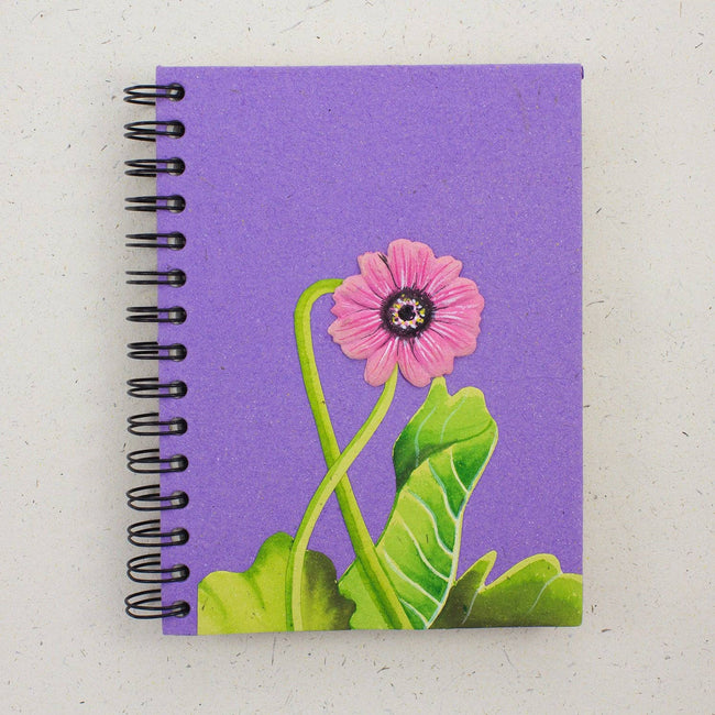 Large Notebook: Pink Daisy