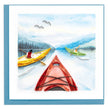 Quilled Kayaking Everyday Greeting Card