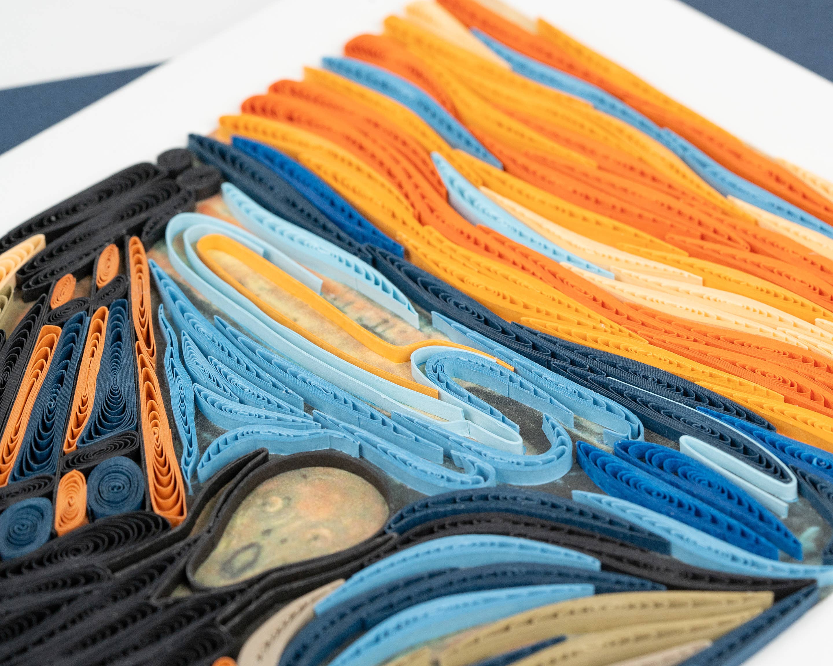 Artist Series - Quilled The Scream, Munch Greeting Card