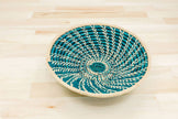 Raffia Fruit Basket: Green