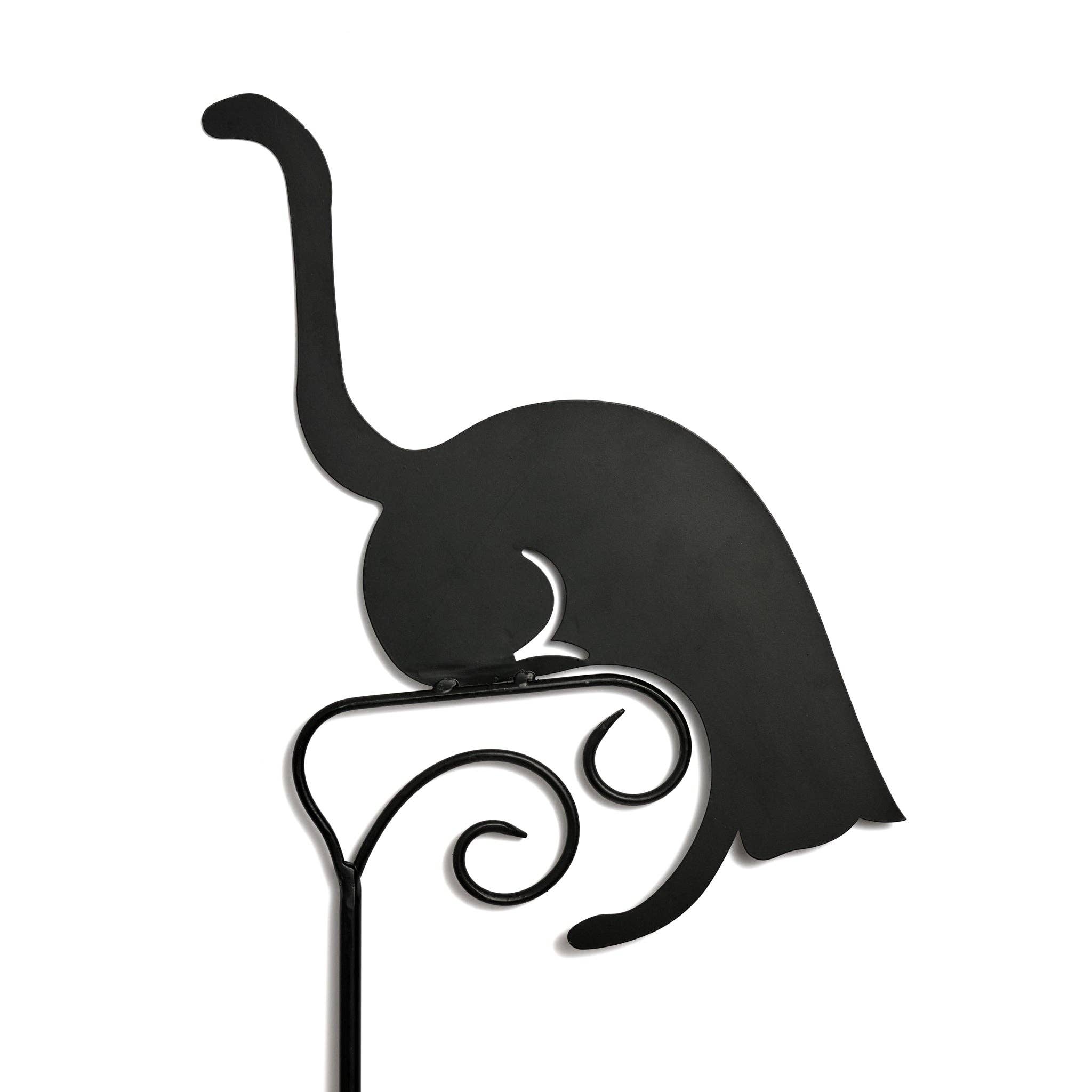 Priy Cat with Bell Garden Stake