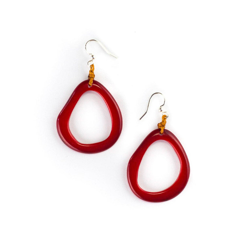 Marianitas Earrings: Red