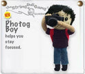 Photographer Boy String Doll Keychain