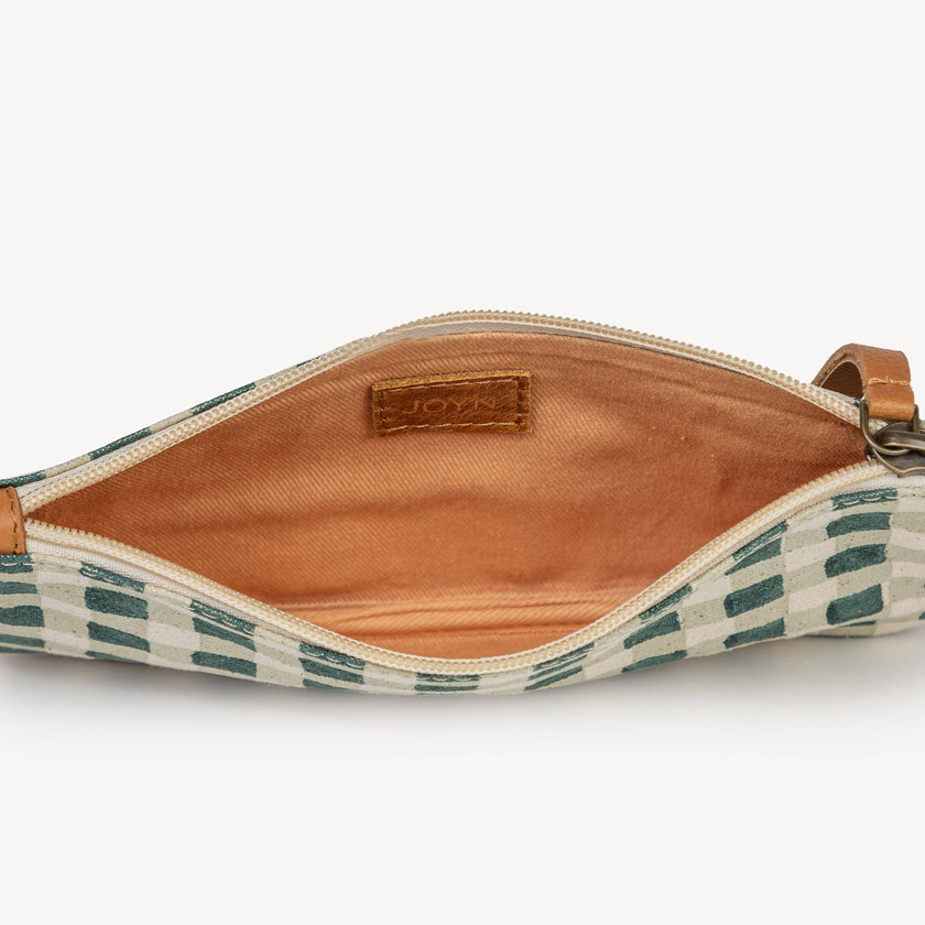 Pencil Pouch - Evergreen Gingham