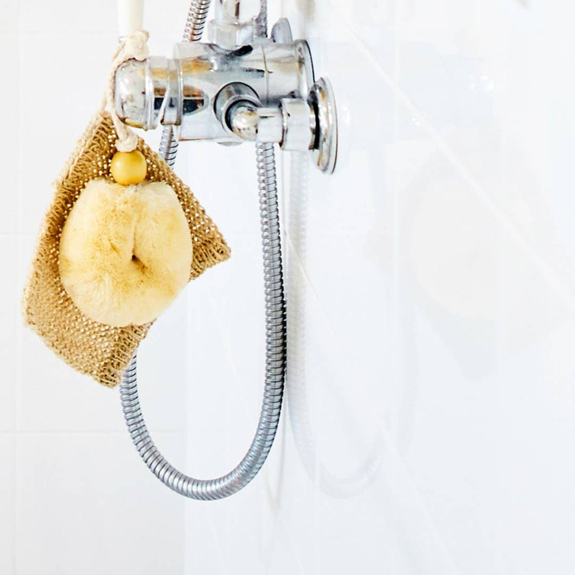 Palm Body Wash Brush -  Natural Sisal