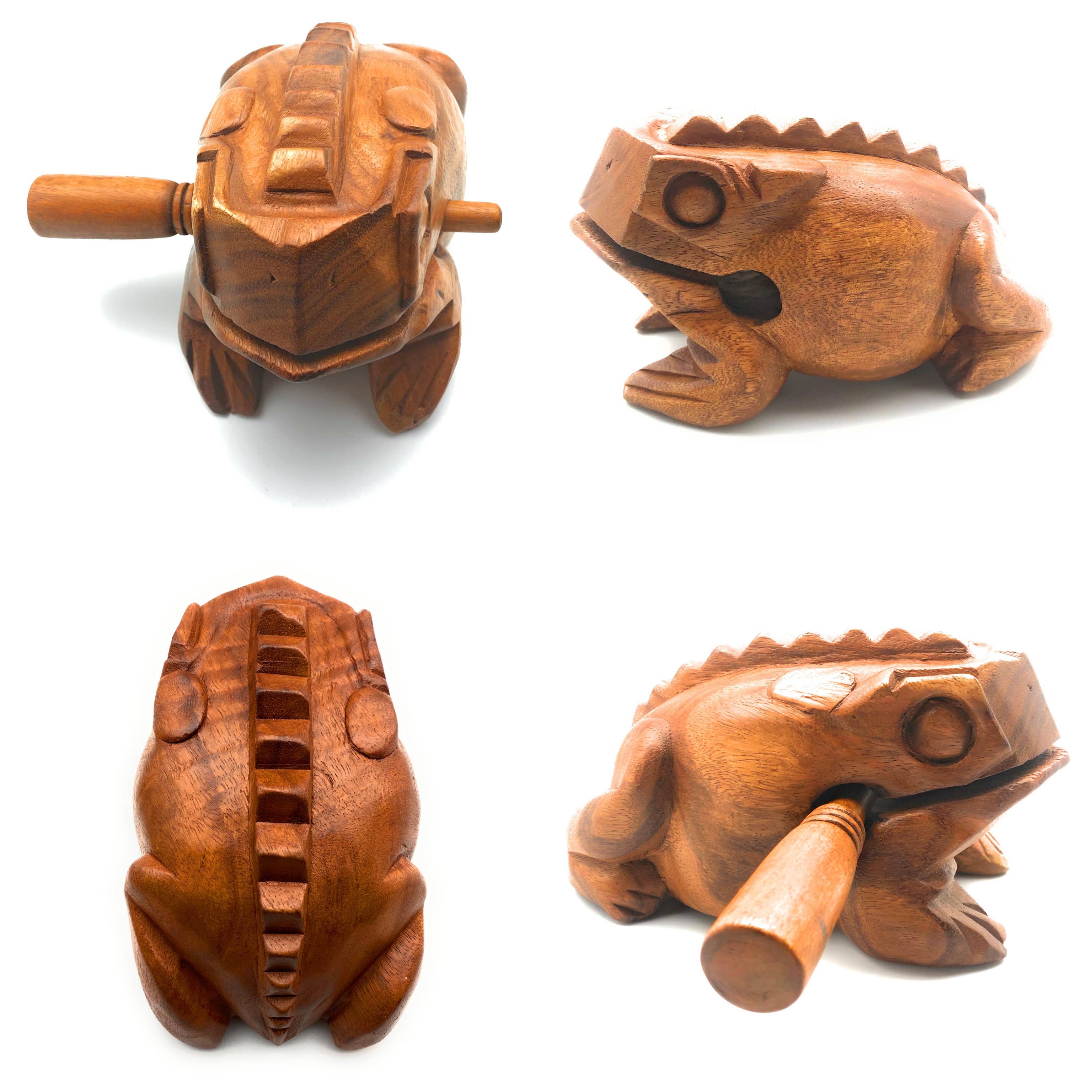 Wooden Croaking Frog Drum