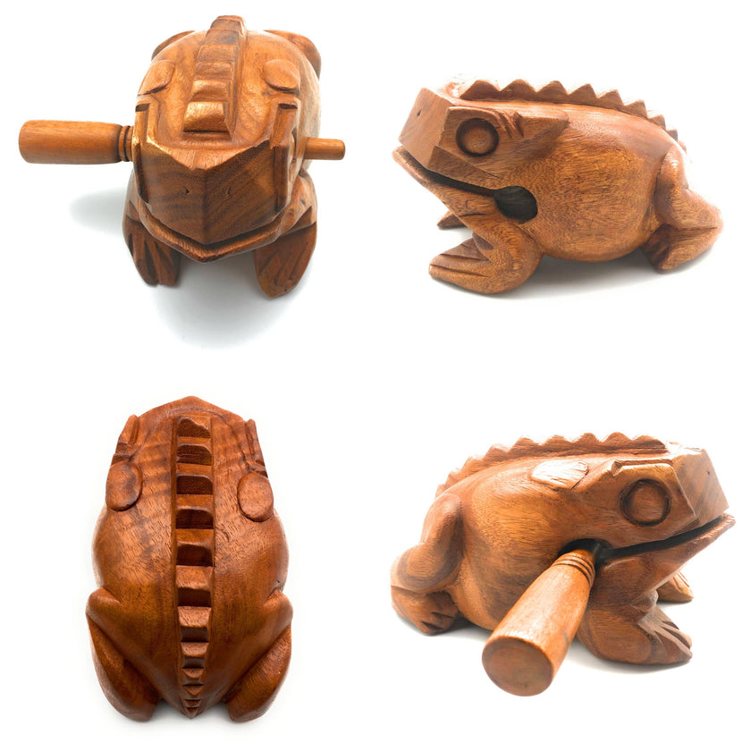 Wooden Croaking Frog Drum
