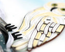 Snowy Owl Quilled Greeting Card