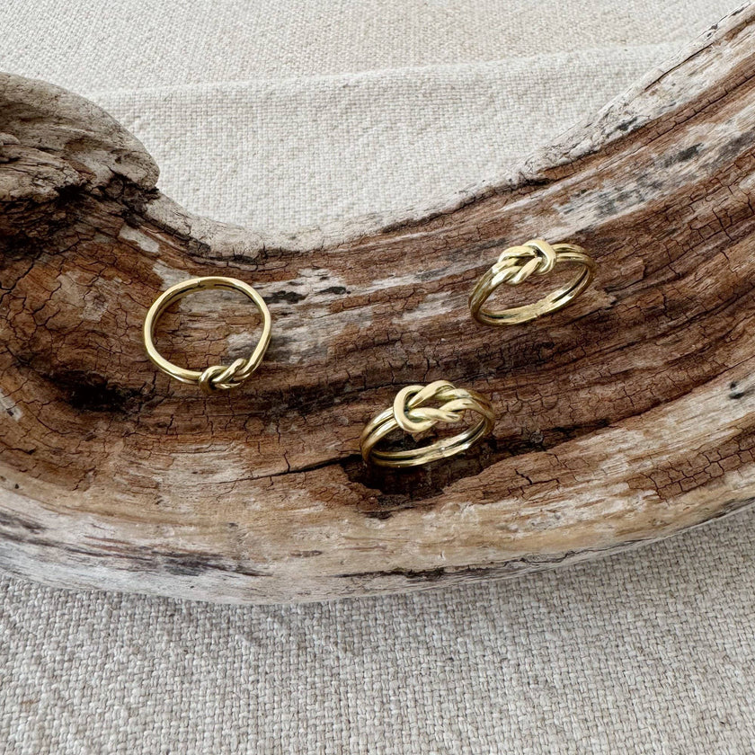 Delicate Style Beautiful Knot Band Ring