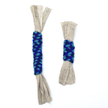 Dharma Dog Toy, Wool & Hemp Twist Pull, Blue/Turquoise: 16