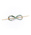 Infinity Figure 8 Hair Slide with Stick - Assorted Upcycled