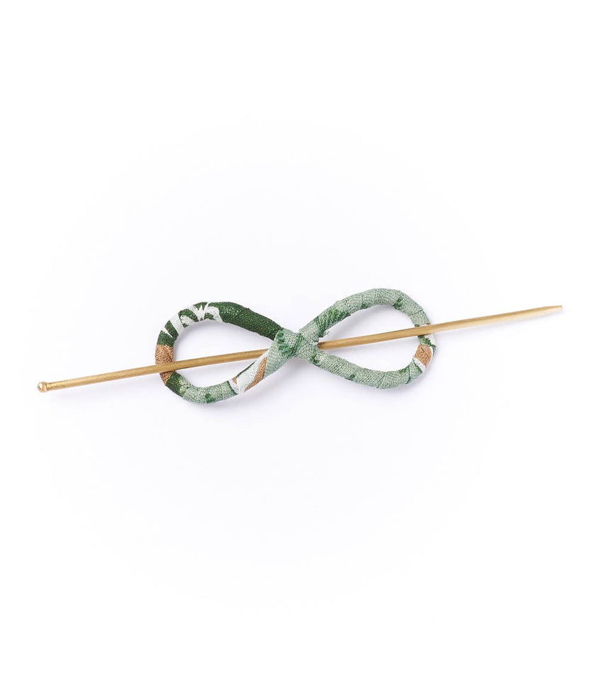Infinity Figure 8 Hair Slide with Stick - Assorted Upcycled