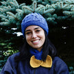 Butterfly Neck Scarf - Red/Orange