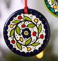 West Bank Floral Ornaments