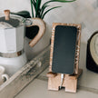 Vasai Mango Wood Phone Stand - Mandala