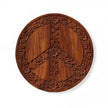 Floral Peace Shesham Trivet