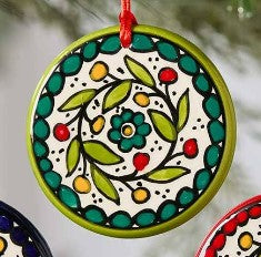 West Bank Floral Ornaments