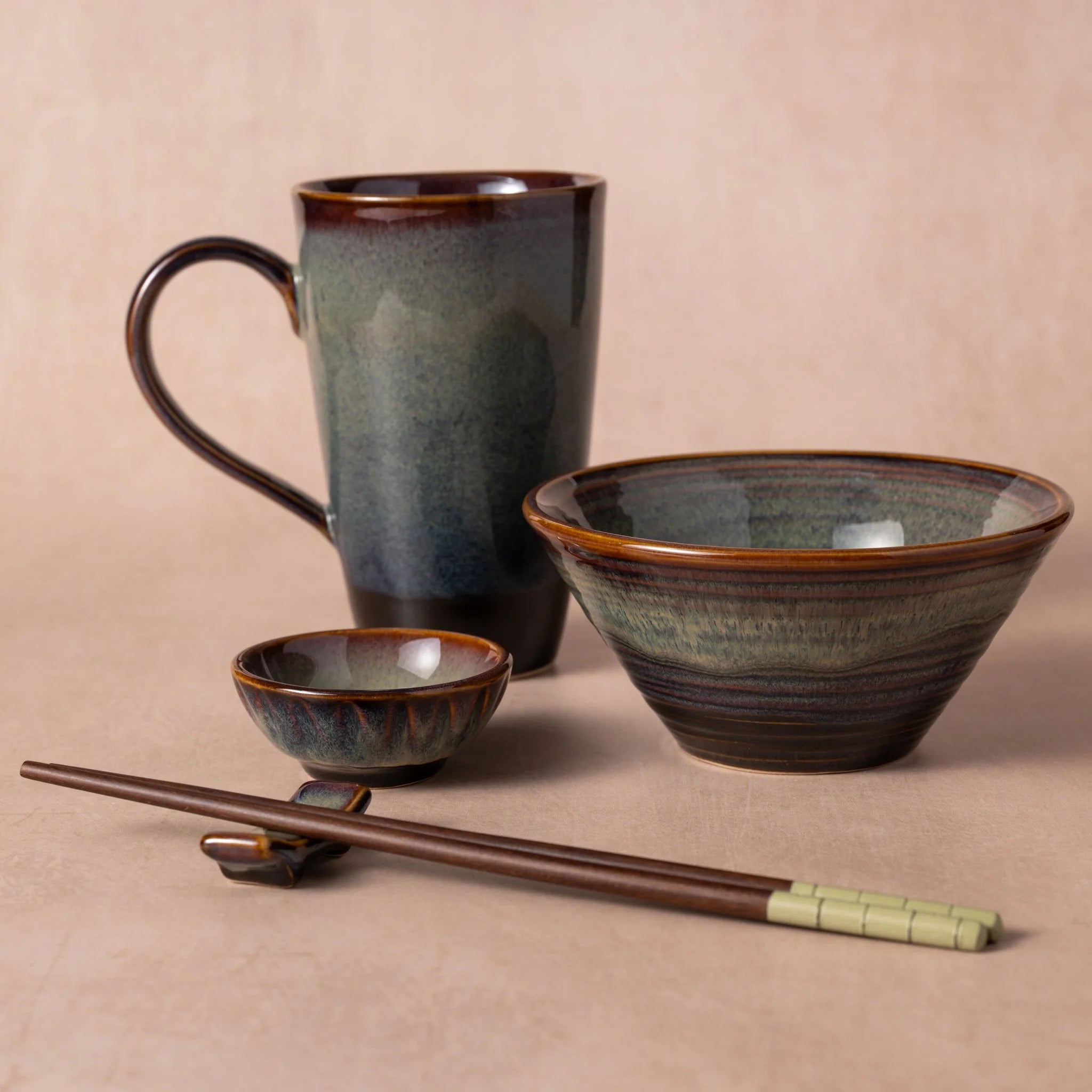 Mekong Drip Glaze Bowl