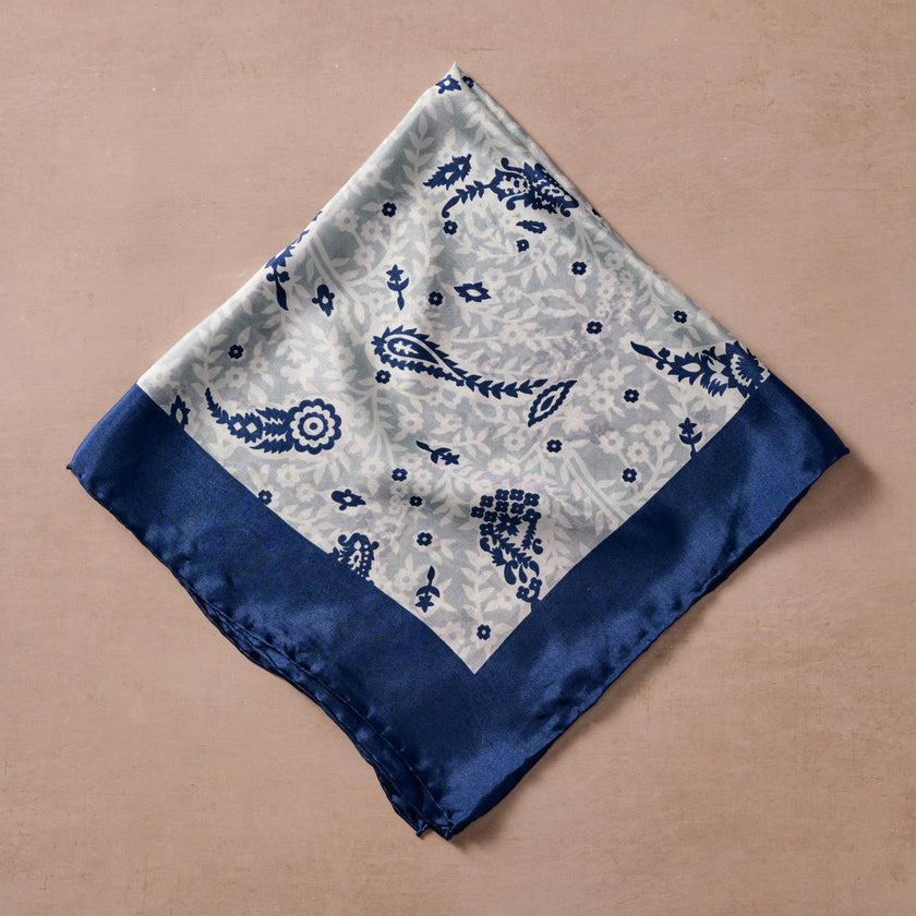 Milan Paisley Silk Scarf