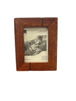 Natural Mahogany Striped Wood Frame- Gift Enclosure