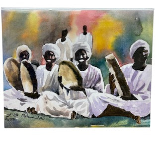 Chanters Watercolor Art