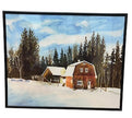 Snowy Barn