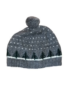 Snowy Trees Pom Cap