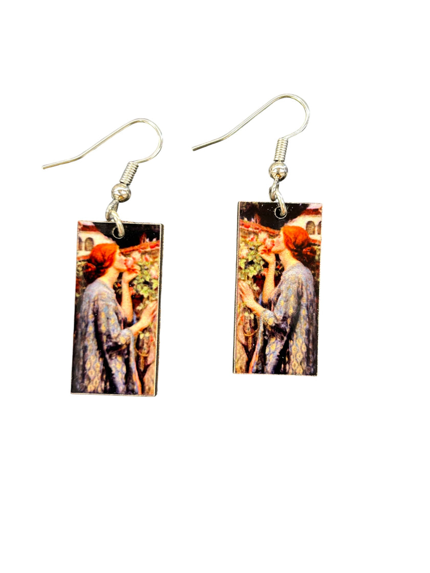 Famous Art Paintings Dangle Earrings
