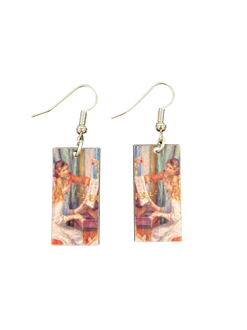 Famous Art Paintings Dangle Earrings