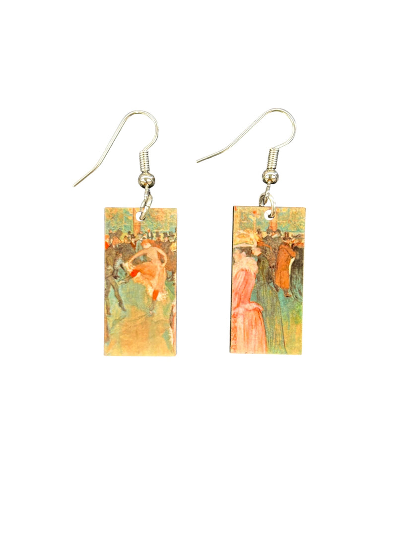 Famous Art Paintings Dangle Earrings