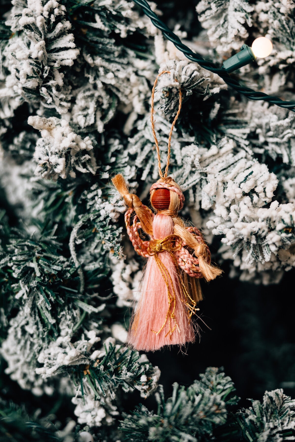 Pink Angel Ornament