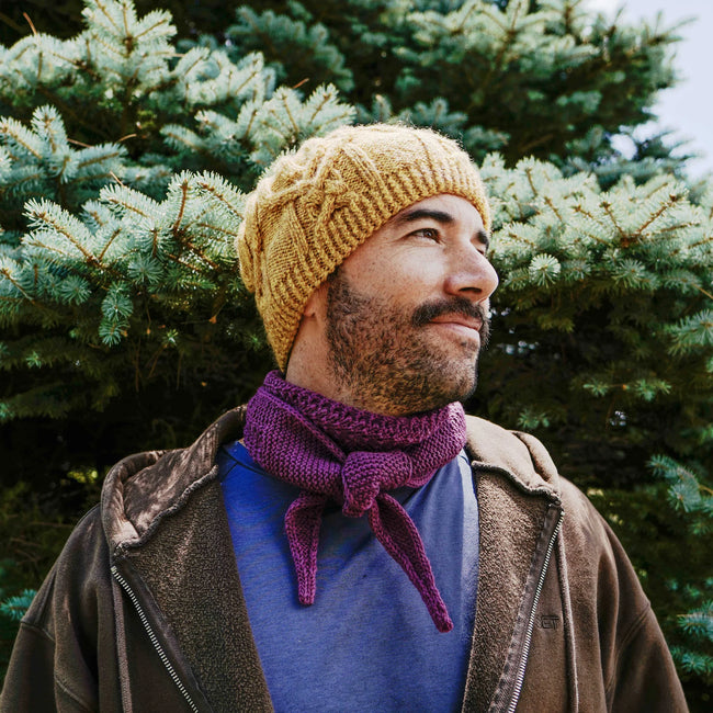Sophie Neck Scarf - Plum