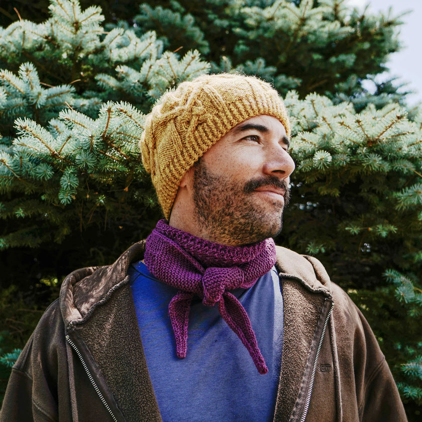 Sophie Neck Scarf - Plum
