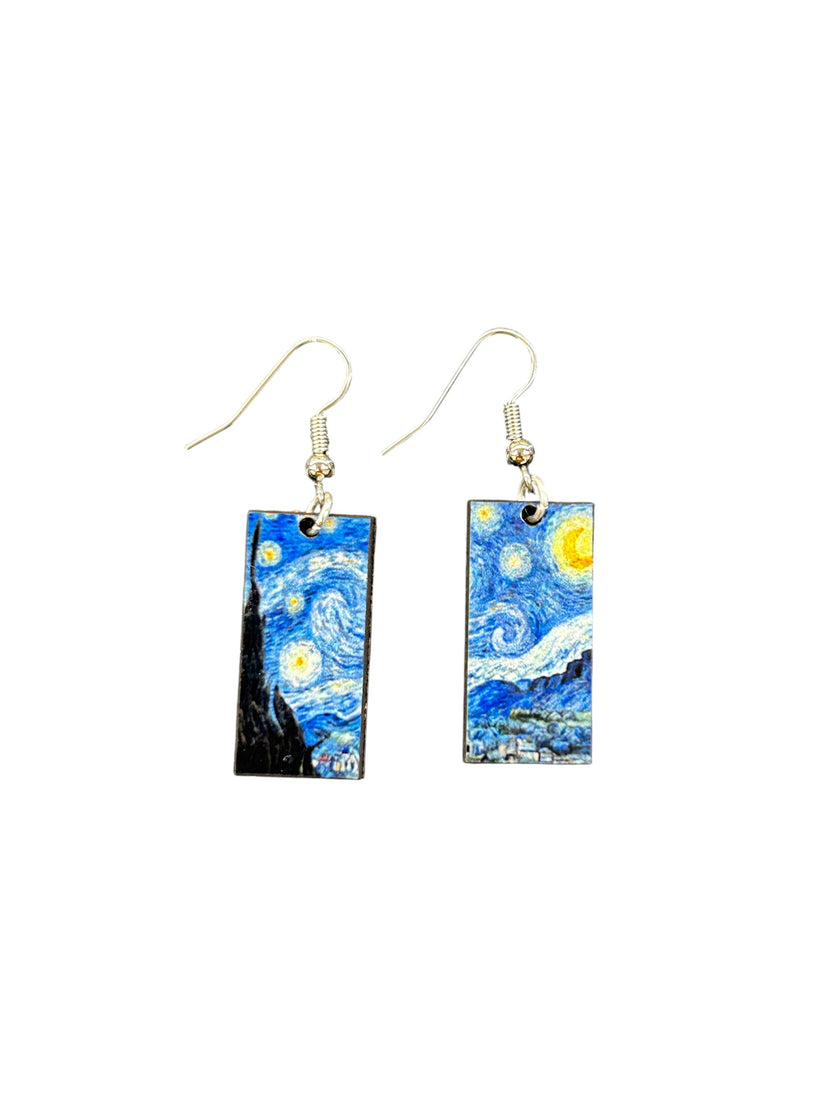 Famous Art Paintings Dangle Earrings
