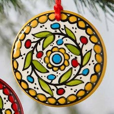 West Bank Floral Ornaments