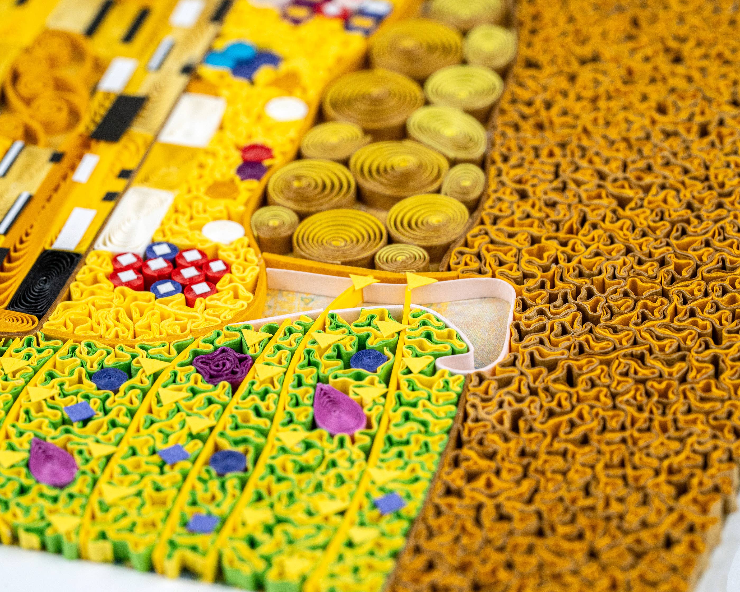 Artist Series - Quilled The Kiss, Klimt Greeting Card