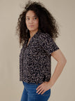 Camp Shirt Black Lines: Black Lines / XS