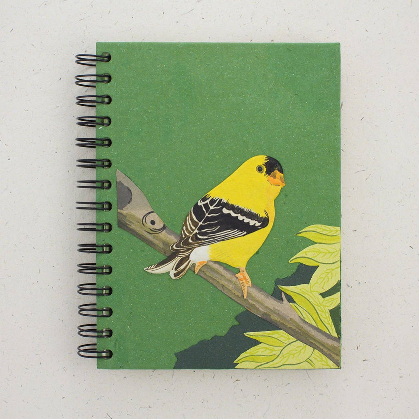 Large Notebook: Goldfinch