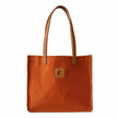 Canvas Tote Bag – Leather Handle Shoulder Bag: Jungle Green