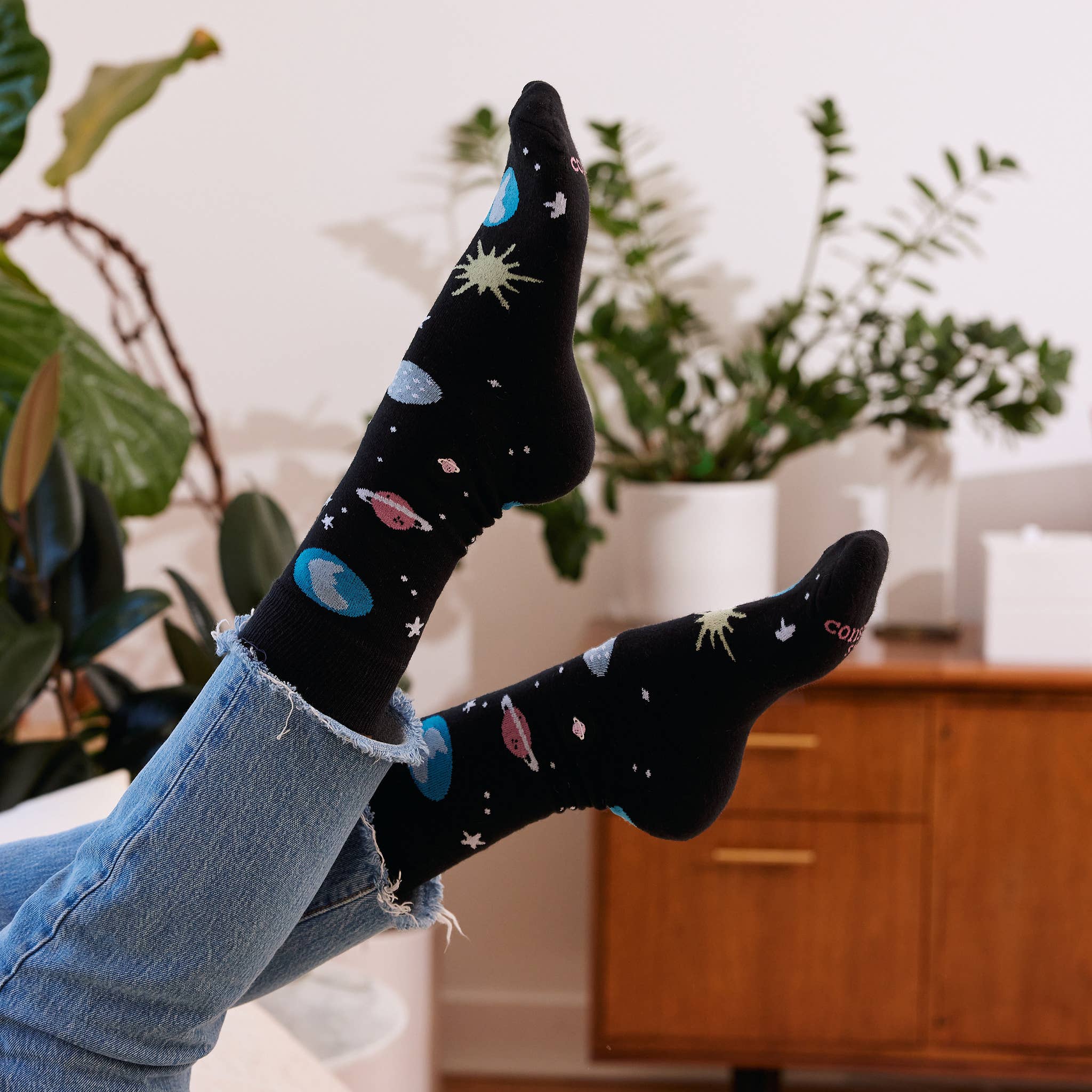 Socks that Support Space Exploration: Black Galaxy