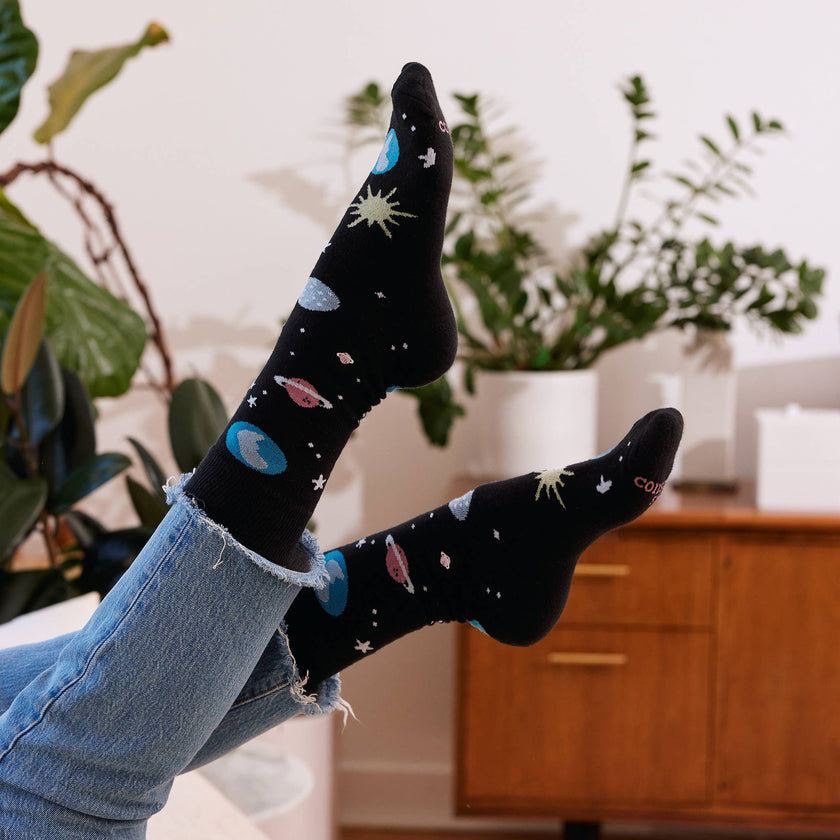 Socks that Support Space Exploration: Black Galaxy