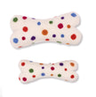 Eco Wool Dog Bones/Toys: Polka Dot / Large