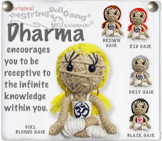 Dharma Girl String Doll Keychain