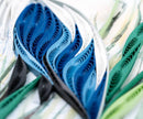 Quilled Great Blue Heron Greeting Card