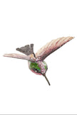 Recycled Metal Hummingbird Hanging Sculpture