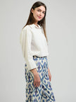 Mae Oversized Shirt White Waves: White Waves / XS