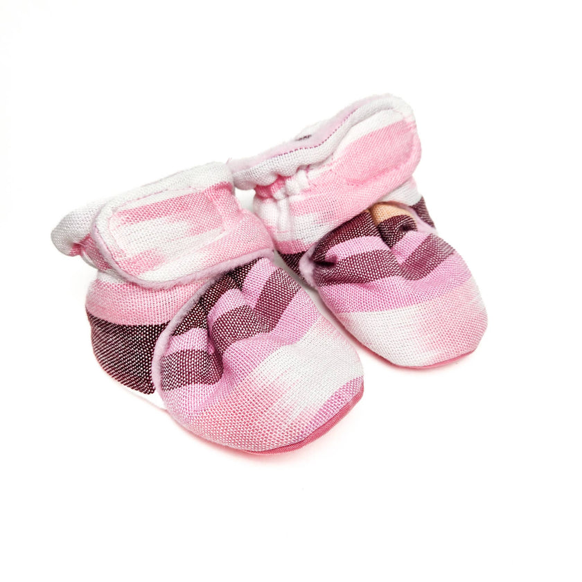 Ankle Baby Booties: Rosa